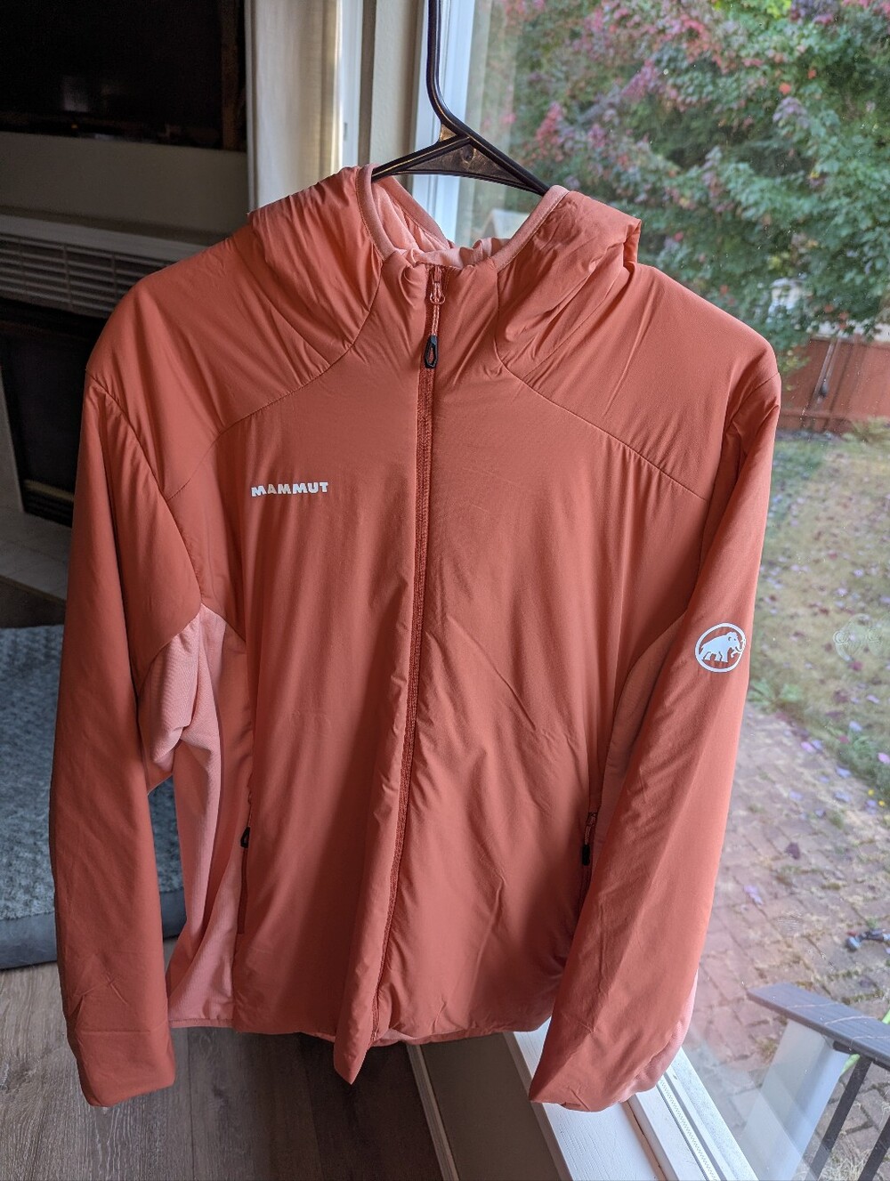Mammut Hooded Jacket in Coral